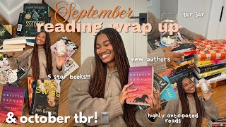 september reading wrap up 🍂🕯️ + October TBR! 🎃 5 star books, new authors, highly anticipated reads