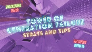 JToH - How to beat: Tower of Generation Failure ( STRATS AND TIPS )