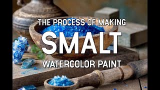 Glass shards to fine paint, making handmade watercolors