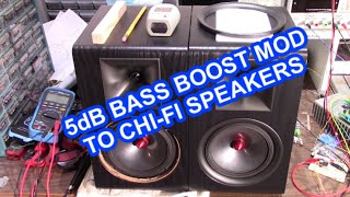 A simple fix gives these speakers up to 5dB more bass!