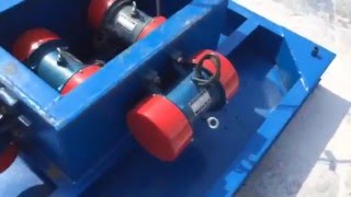 Three-dimensional vibration platform motor installation from dayong machinery
