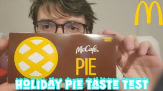 McDonald's Holiday Pie Taste Test 