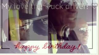 Happy birthday husband! Love Gwen