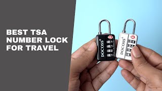 Best TSA Number Lock for Travel – DOCOSS Review