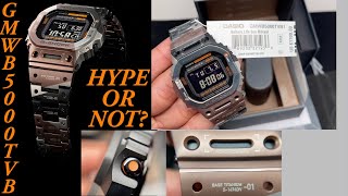 New Virtual Armour G-Schock Watch - GMWB5000TVB Titanium Geometric Watch Design