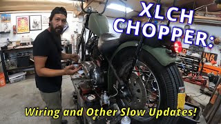'74 XLCH CHOPPER: Onto Wiring and Final Bits!