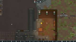 Getting our colony up off the ground, gut worms and all! [Rimworld Modded]