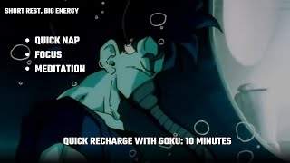 Rest Like a Warrior - 10-Minute Mental Reset Goku Recovering in a Healing Pod