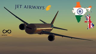 Infinite Flight GLOBAL: Mumbai (BOM) to London (LHR) | Jet Airways | Boeing 777-300ER
