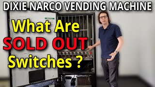 Dixie Narco 501E Drink Vending Machine: SOLD OUT Switches
