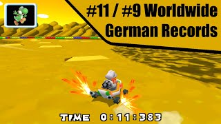 Mario Kart DS - SNES Choco Island 2 non PRB 48:665 / 15:631 [German Records]