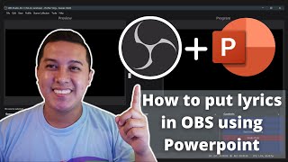 How to put lyrics in OBS using Powerpoint | Tech Vlog