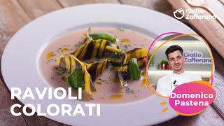 ✨🍝 COLORFUL RAVIOLI - recipe by chef DOMENICO PASTENA