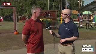 Live at Papa's Pumpkin Patch on First News at Four