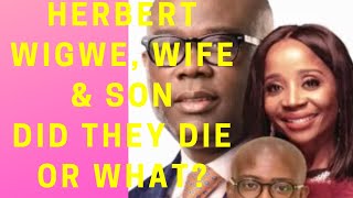HERBERT WIGWE, WIFE & SON, DID THEY DIE OR WHAT?