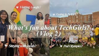 Unforgettable summer program (TechGirls vlog part 2)