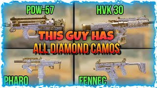 THIS GUY HAS DIAMOND CAMOS FOR ALL GUNS!