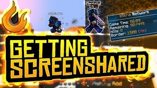 Minecraft: Getting SCREENSHARED On ULTRA | UHC Shorts Mentally