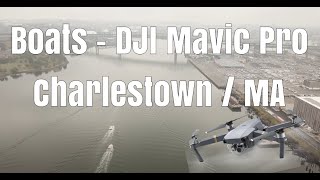 Boats across the city - Charlestown / DJI Mavic Pro