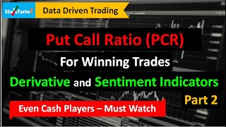 StoxFactor explains Put Call Ratio (PCR) - Indicator for high probability profitable trade - Part 2