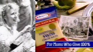 Kraft passive-aggressively shaming Moms in 1984 “For Moms Who Give 100%” TV Commercial 