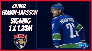 Free Agency: Oliver Ekman Larsson Signing with Florida Panthers | Daily Faceoff Live