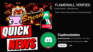 QUICK GD NEWS: Flamewall Just Got Verified