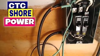 SHORE POWER INSTALLATION camper van life cargo trailer camper conversion #flgctc