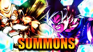 LIVE SUMMONS FOR GIGACHAD ROSHI AND REVIVAL ULTRA INSTINCT GOKU!!!! (Dragon Ball Legends)