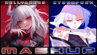 Helltakers x Cyberpunk 2077 OST MASHUP [Alchemy + Epitomize x Gate K9 + Scavenger Hunt]