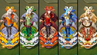All Firecracker Seraphine Chromas (League of Legends)