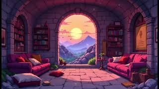 🐉 Dragon Scholars Reading Lair 📖 Medieval Fantasy Lofi 🔥 Cozy Lofi Music to Study and Read
