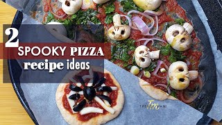 🎃 Halloween Dinner Recipes 🎃 |  🍕 🕷 Spooky Pizza💀 🍕