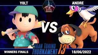 Gran Torino Tournament 13 - y0lt (Ness) VS Andre (Duck Hunt) - Winners Finals