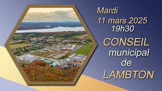 LAMBTON, séance du 11 mars 2025