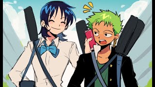 [ComicEdit] A modern world with Kuina (and more) |ONE PIECE