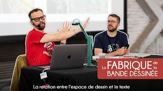 La relation entre l'espace de dessin et le texte de bande dessinée - LA FABRIQUE DE LA BD