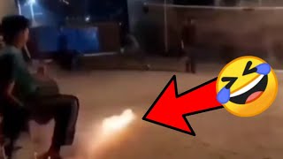 Badminton vs fire cracker 🔥 200 IQ 🔥viral video 2020