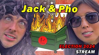 ELECTION NIGHT 2024 JACK AND PHO LIVE STREAM!
