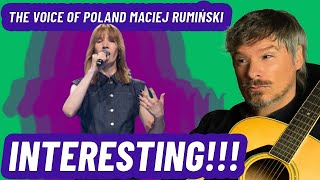 EX-ROCKSTAR'S first REACTION to The Voice of Poland - Maciej Rumiński   „Jestem kamieniem”