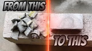 Melting Scrap Lead Into Clean Casting Blocks 🔥