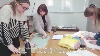HOPE for the FUTURE - social project for sustainable fashion. Aliona Raru. Fabricademy 2022/2023