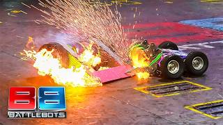 All The Knockouts From BattleBots World Championship 5 | BATTLEBOTS