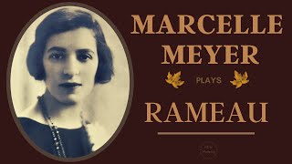 Rameau by Marcelle Meyer - Les Sauvages, Les Oiseaux / Presentat° Alexandre Tharaud (Century’s rec.)