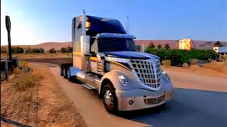 INSANE Torque! International Lonestar ZM Cummins N14 800 – Big Tire Haul AZ to CO!  ATS