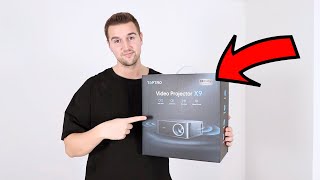 TOPTRO Smart Projector WiFi 6, Bluetooth 5.2, Auto Focus & Keystone, 1080P, Gray - Unboxing & Review