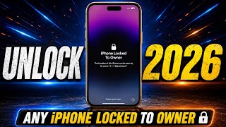 2026 How To Unlock Any iPhone Activation Lock || iPhone Locked To Owner Fix