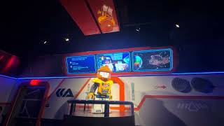 Mission briefing for the LEGO Galactic Coaster at Legoland California Resort in 4k 60FPS 