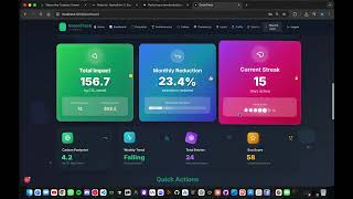 🌱 GreenTrack – Eco-friendly Lifestyle & Carbon Footprint Tracker