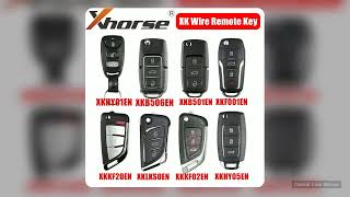 Xhorse Wire Key XKB520EN XKB526EN XKLKS0EN XKFO21EN XKHY21EN XKKF05EN XKHY25EN XKKF20EN XK Wire Remo